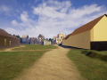Hyde Abbey - Looking from Main Gate - now in Unreal