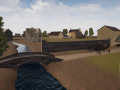 Hyde Abbey - View along river - now in Unreal 2